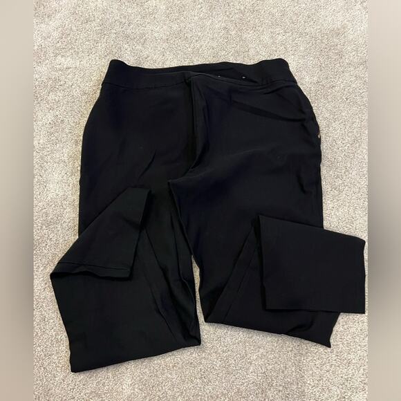 JM Collection Women Size Large Black Slim Leg Tummy Control Pants Zip Up Large - Picture 10 of 10